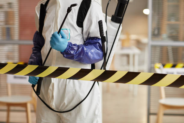 Professional Blood Cleanup technician working in East Quogue, NY